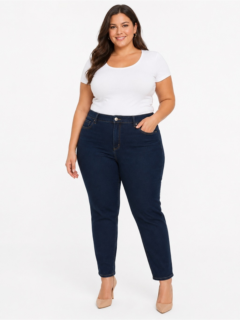 d. jeans Dark Indigo Skinny Jeans
